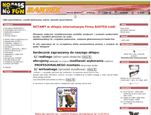 Tablet Screenshot of bartex-caraudio.pl